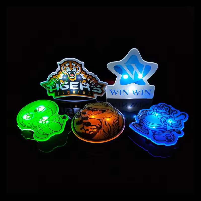 Shiny badge for party nightclub