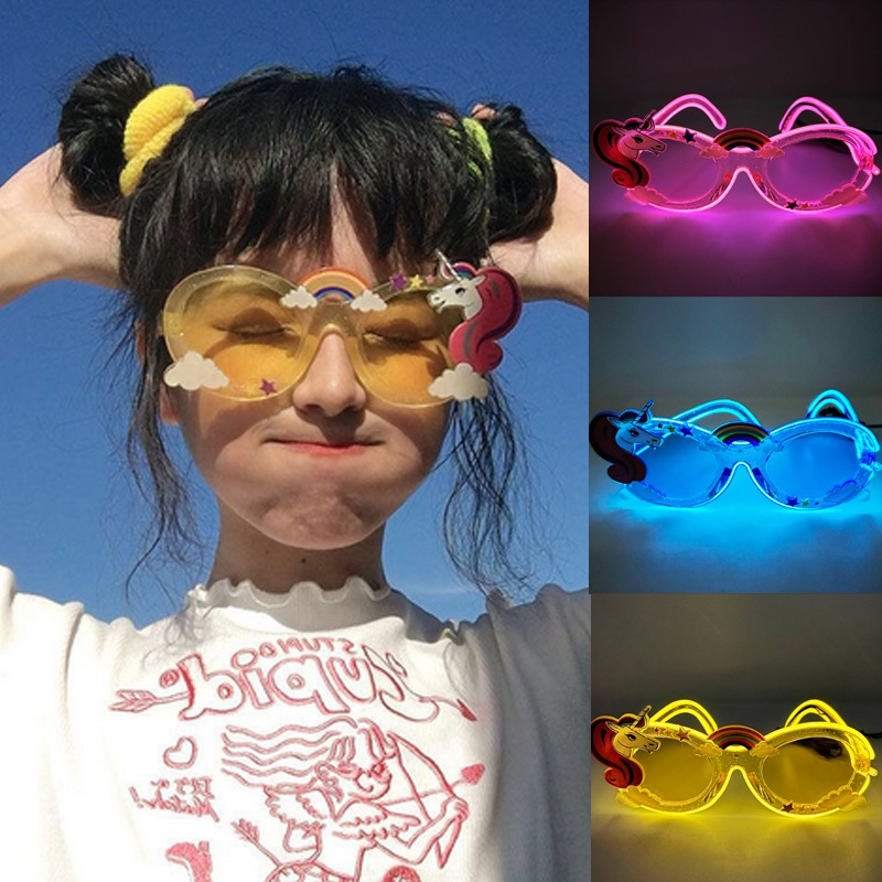 voice control led glasses
