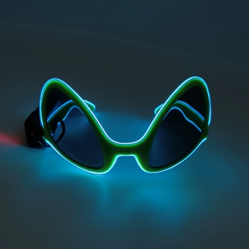 LED alien glasses