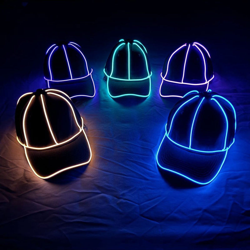 led baseball hat