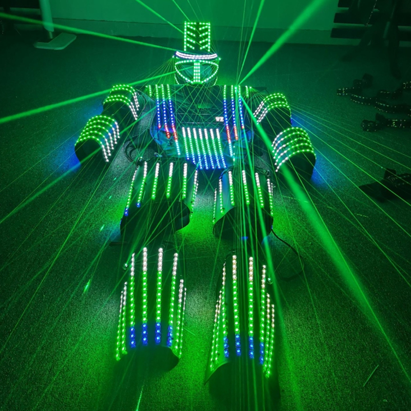 LED robot suit