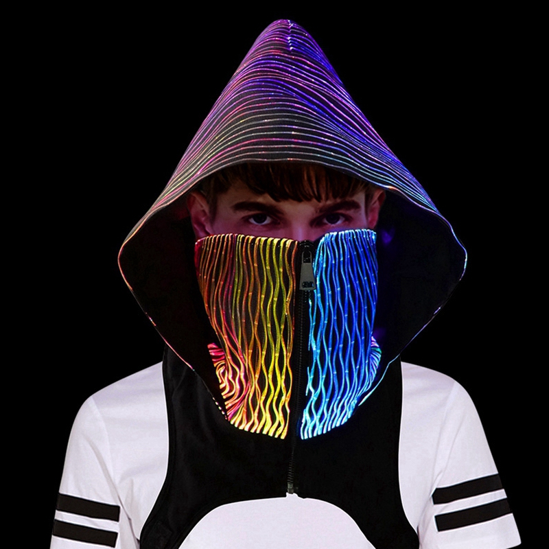 LED hooded mask