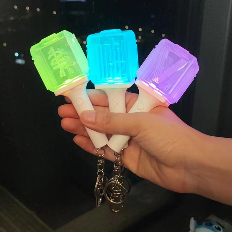 mini kpop lightstick keychain