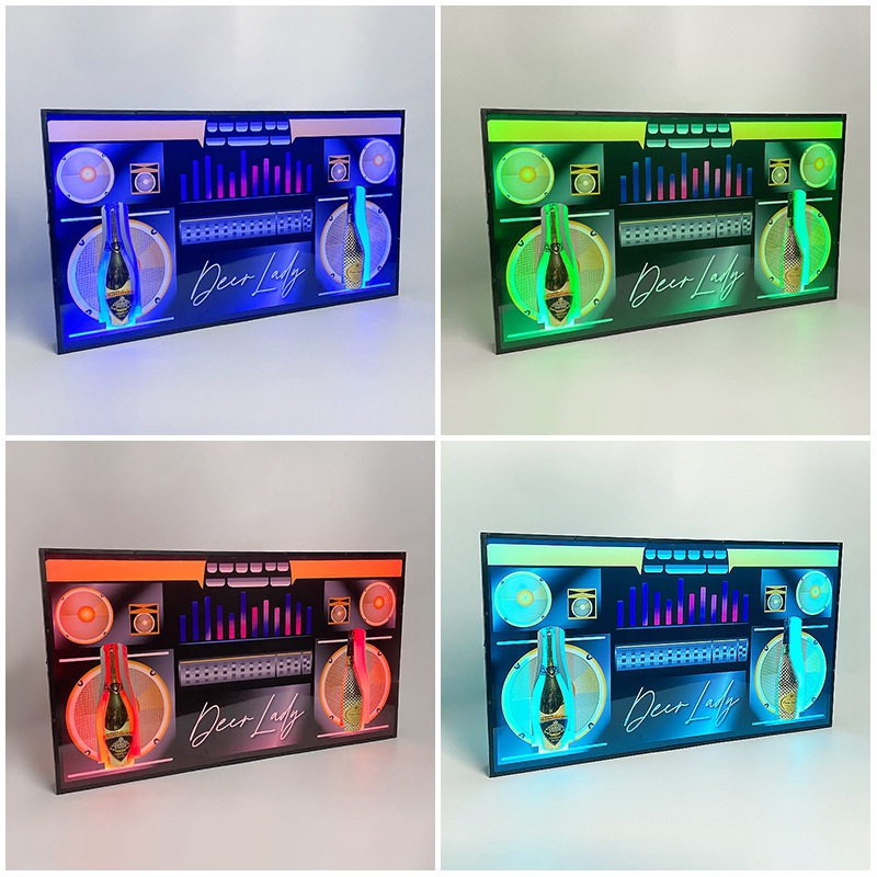 LED bottle presenter